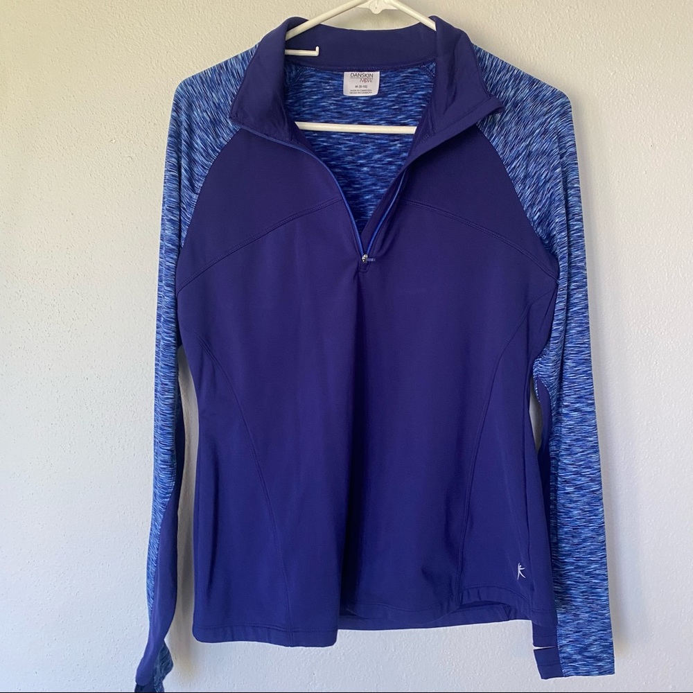 Quarter zip sports material jacket